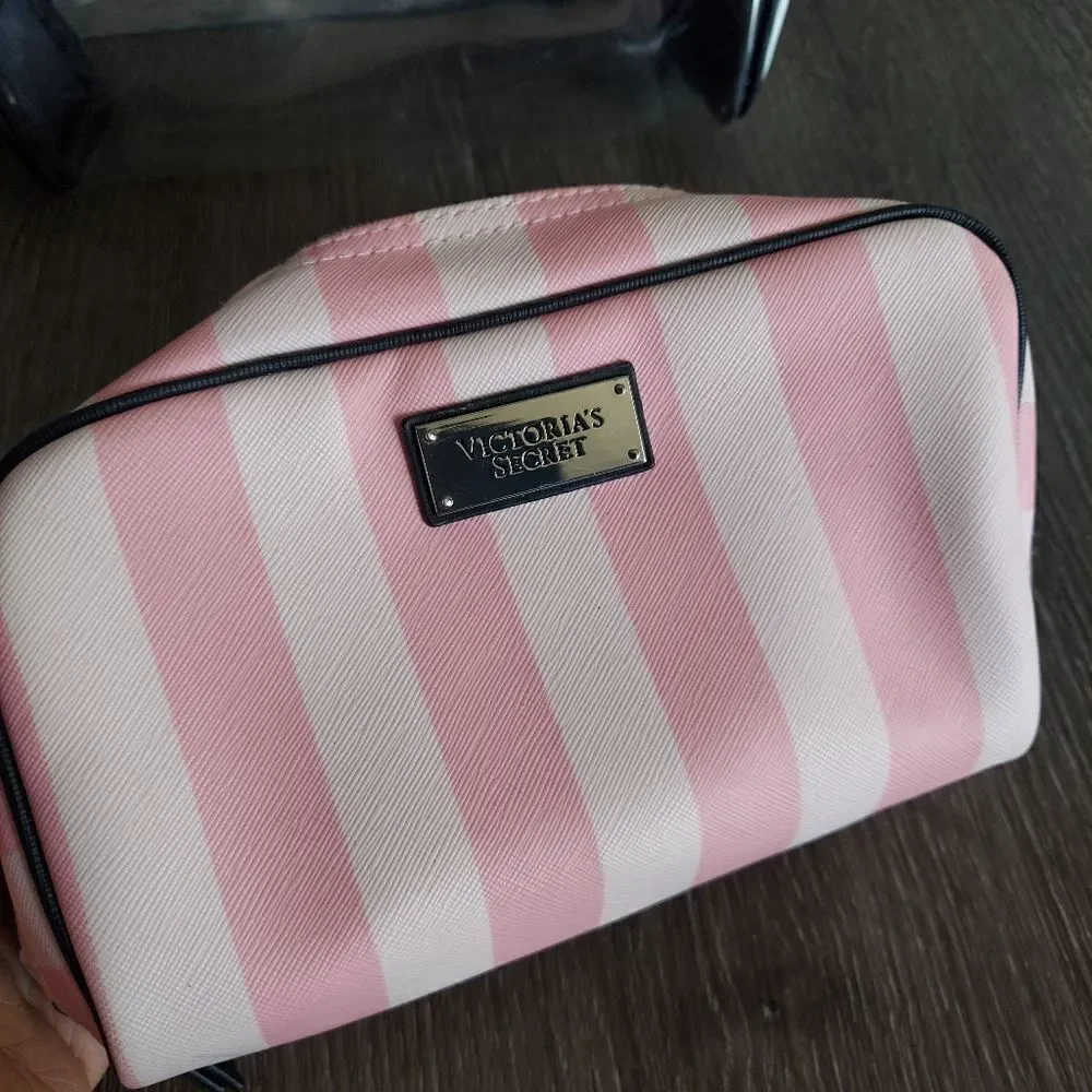 Victoria's Secret Cosmetic Bag Lot - 2 Bags